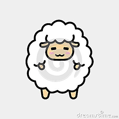 Sheep vector illustration Vector Illustration